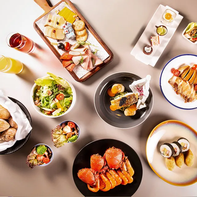 【台北萬豪酒店】Garden Kitchen★平假日下午茶海鮮沙拉吧吃到飽(周三至周日)