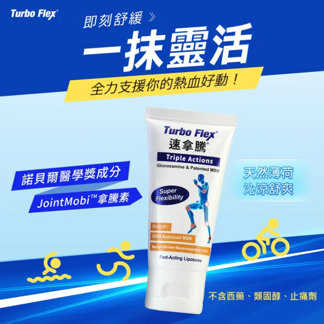 【iHDoc】速拿騰 葡萄糖胺乳霜(50g/條；6條組)