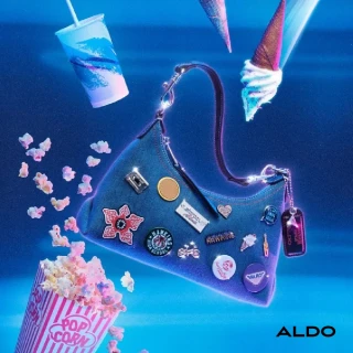 【ALDO】CITYOFHAWKINS-Stranger Things 限量聯名款滿版手提包-女包(藍色)