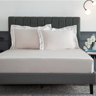 【WEDGWOOD】100%天絲簡約素色 床包枕套三件組(雙人任選｜80支350織)