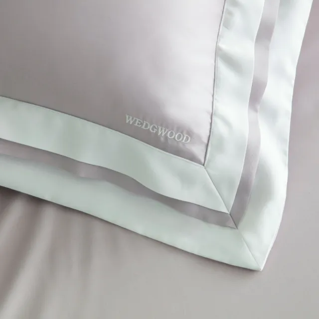【WEDGWOOD】100%天絲簡約素色 床包枕套三件組(雙人任選｜80支350織)