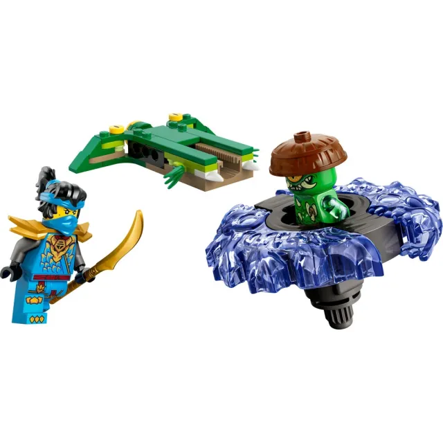 【LEGO 樂高】旋風忍者系列 71849 赤蘭大戰突變怪陀螺(陀螺玩具 忍者遊戲 積木 兒童玩具)