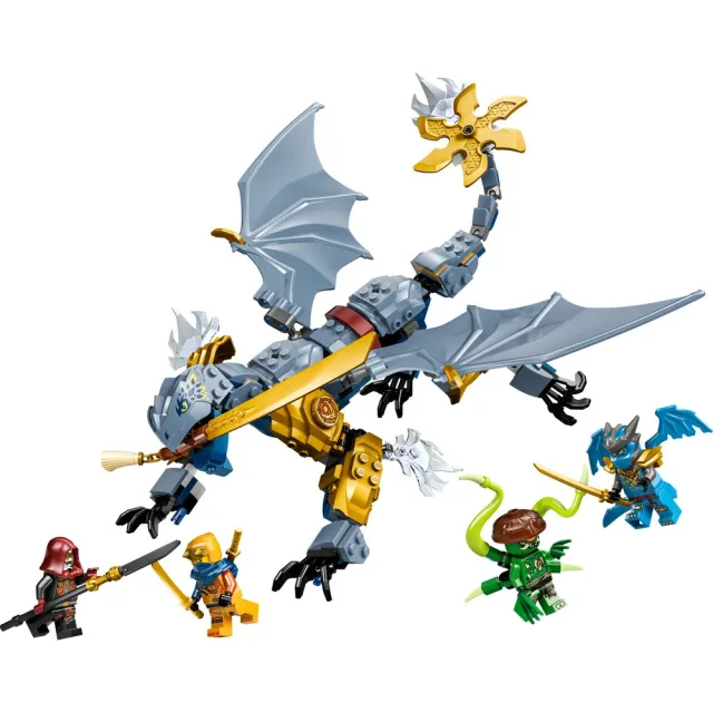 【LEGO 樂高】旋風忍者系列 71855 忍者龍阿隆之戰(玩具龍 忍者遊戲 積木 玩具)