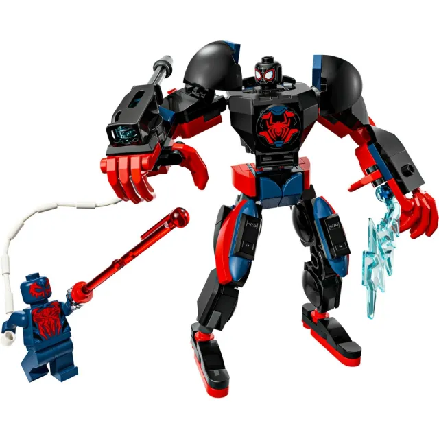 【LEGO 樂高】漫威超級英雄系列 76337 邁爾斯摩拉斯機甲大戰蜘蛛人 2099(機器人 Marvel 積木 兒童玩具)