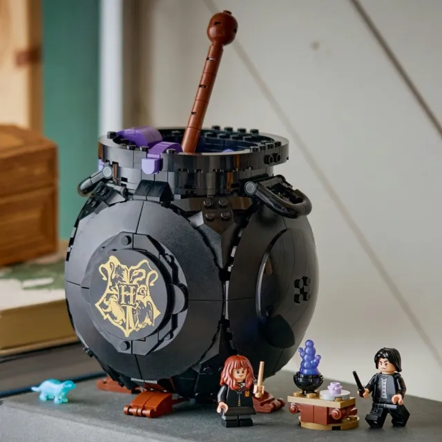【LEGO 樂高】哈利波特系列 76464 大釜：秘密魔藥學教室(Harry Potter 玩具 積木 禮物)