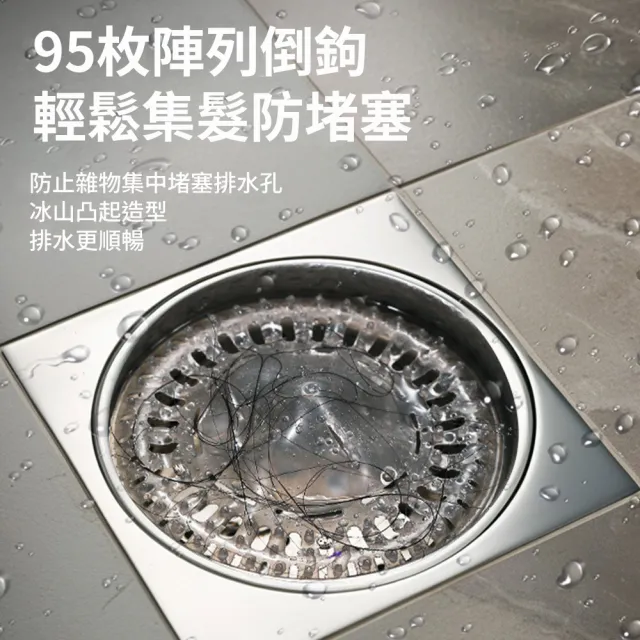 【CITY STAR】拋棄式毛髮過濾網懶人地漏-50入(過濾網 毛髮過濾)