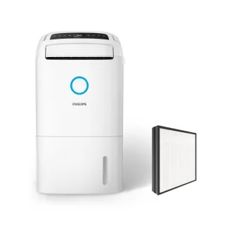 【Philips 飛利浦】14.2L抗敏清淨除濕機-雲朵白(DE5306/80)