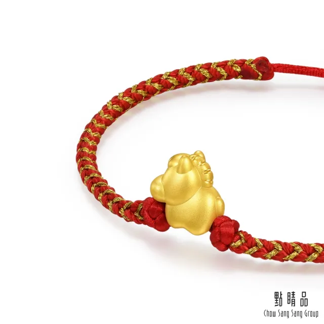 【點睛品】幸運小馬 黃金紅繩手鍊