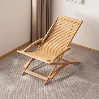 【HappyLife】楠竹折疊躺椅 Y12395(搖椅沙發 扶手椅 懶人沙發 沙發椅 躺椅 搖搖椅 午睡椅 折疊椅)