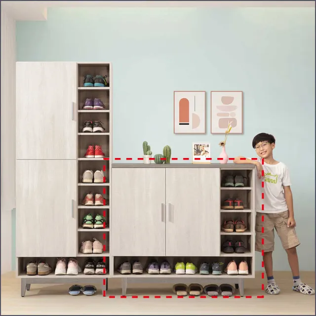 【麗得傢居】海芋4x4尺鞋櫃 玄關櫃 收納櫃(台灣製)