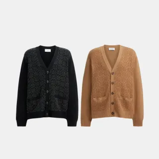 【COACH】蔻馳官方直營 寬大型羊毛外套 經典Logo 針織外套-多款任選(CV472/CW943)