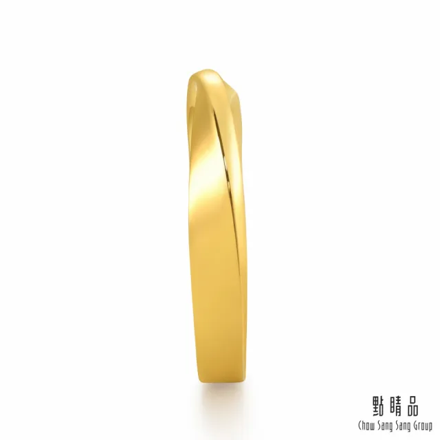 【點睛品】莫比烏斯環 黃金戒指_計價黃金(港圍19號)