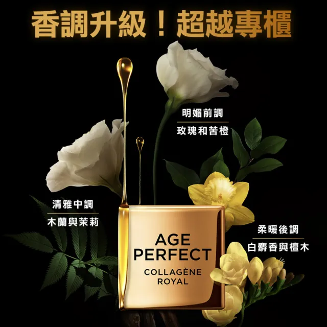 【LOREAL Paris 巴黎萊雅】全新升級2.0金致臻顏花蜜奢養膠原精華露_2入組130mlx2(膠原小蜜露)