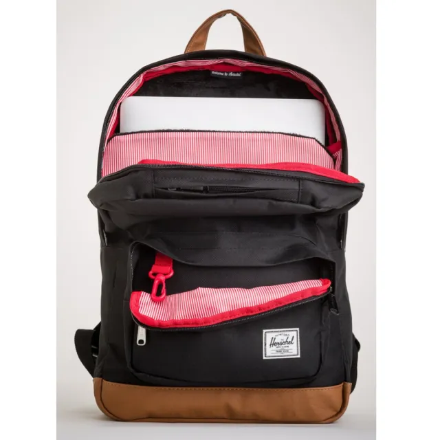 【Herschel】雙11 Pop Quiz 中型 灰色 淺灰 帆布 防潑水 筆電夾層 大學 書包 筆電 背包 後背包 