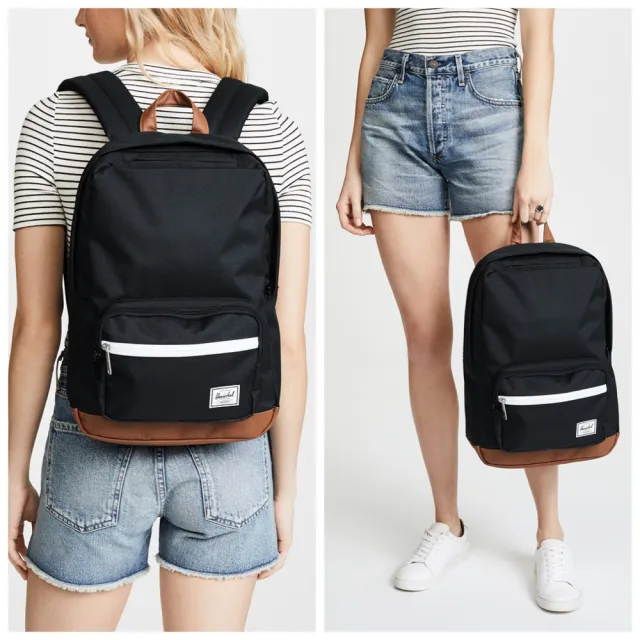 【Herschel】雙11 Pop Quiz 中型 灰色 淺灰 帆布 防潑水 筆電夾層 大學 書包 筆電 背包 後背包 