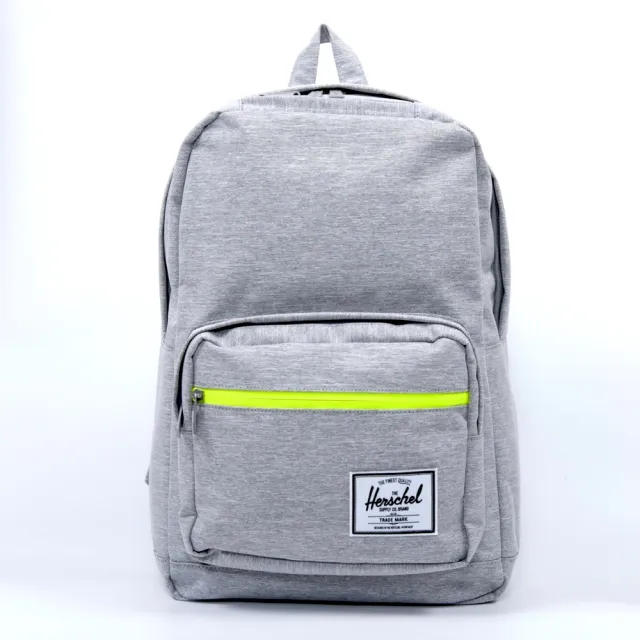 【Herschel】雙11 Pop Quiz 中型 灰色 淺灰 帆布 防潑水 筆電夾層 大學 書包 筆電 背包 後背包 