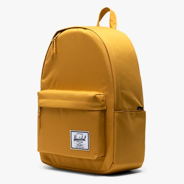 【Herschel】雙11 Classic XL 特大 深黃 黃色 帆布 防潑水 尼龍內裡 可放水壺 大容量 書包 男包 