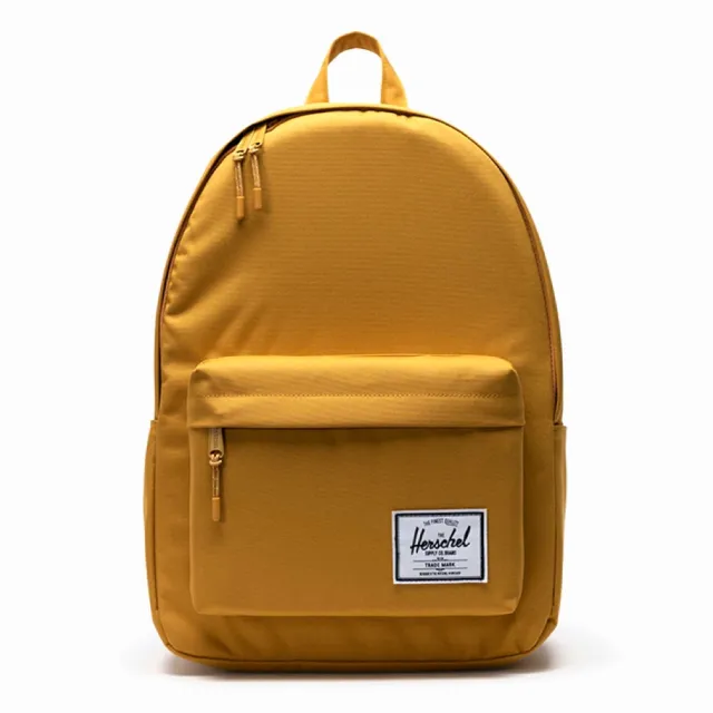 【Herschel】雙11 Classic XL 特大 深黃 黃色 帆布 防潑水 尼龍內裡 可放水壺 大容量 書包 男包 
