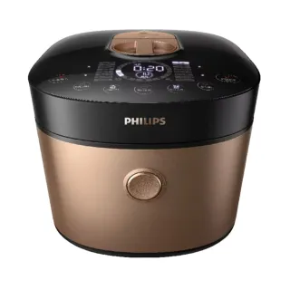 【Philips 飛利浦】雙重脈衝智慧萬用鍋/壓力鍋 HD2195(金小萬)
