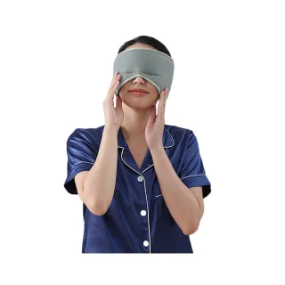 【PP 石墨烯】石墨烯蠶絲修復眼罩2入(恆溫循環 幫助睡眠)