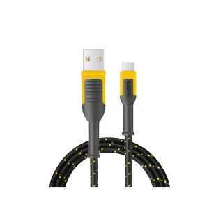【DEWALT 得偉】充電傳輸線 300CM USB-A to TYPE-C(DXMA1311349E)