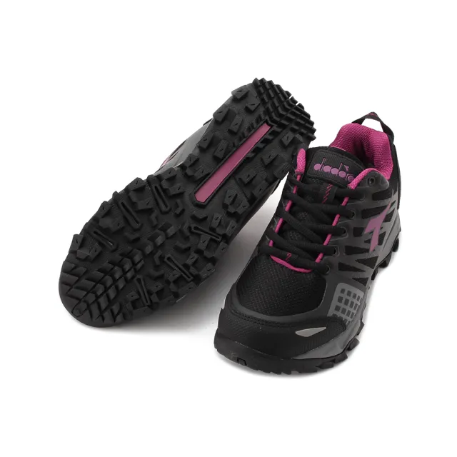 【DIADORA】抗水越野跑鞋 黑 女鞋 DA8AWO6820