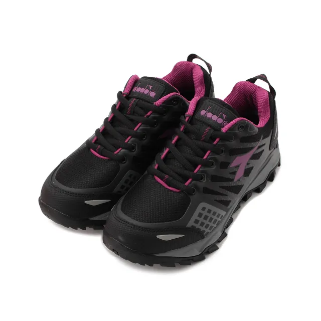 【DIADORA】抗水越野跑鞋 黑 女鞋 DA8AWO6820