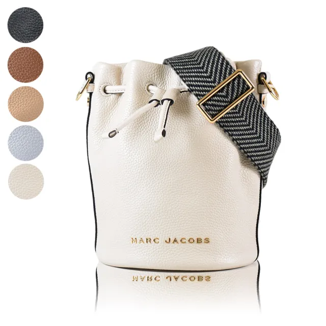 【MARC JACOBS】牛皮荔枝紋束口手提/斜背二用水桶包(新款任選)