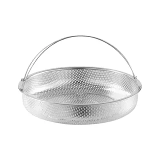 【CS22】304不銹鋼帶提把蒸架瀝水籃(蒸籠  蒸盤)