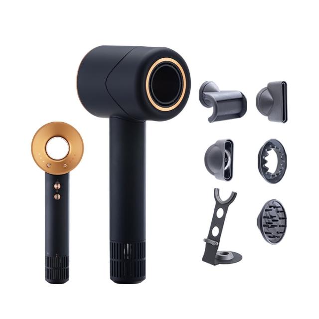 【MIDORI 美多莉】Hypersonic高速負離子吹風機-霧夜金(豪華全配組)