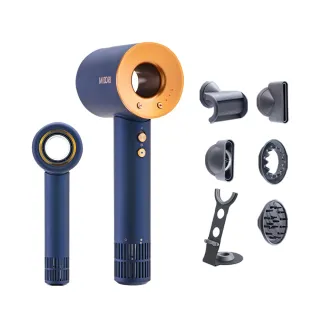 【MIDORI 美多莉】Hypersonic高速負離子吹風機-藍金(豪華全配組)