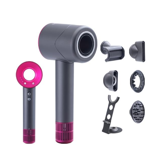 【MIDORI 美多莉】Hypersonic高速負離子吹風機-鐵灰(豪華全配組)