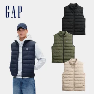 【GAP】男裝 立領背心外套-多色任選(790584)