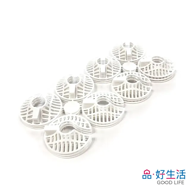 【GOOD LIFE 品好生活】日本製 洗臉台用毛髮阻隔器/過濾網（24入）(日本直送 均一價)