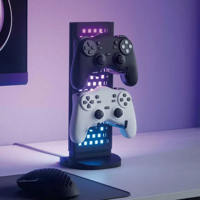 【nanoleaf】炫彩雙面燈光收納架-白(RGB LED 觸控 音樂 氣氛燈 LED燈 像素燈)