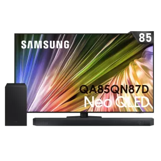 【SAMSUNG 三星】85型4K Neo QLED智慧連網 120Hz Mini LED液晶顯示器 85QN87D(QA85QN87DAXXZW)
