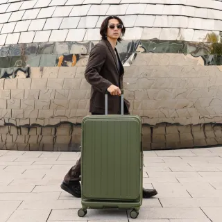 【SWISS STYLE】29吋 DUO雙開系列-上掀前開/對開 日本煞車行李箱(6色可選)