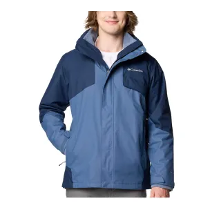 【Columbia 哥倫比亞】男款-OT防水保暖兩件式外套-Bugaboo™-墨藍色(UWE84970IB/JF)