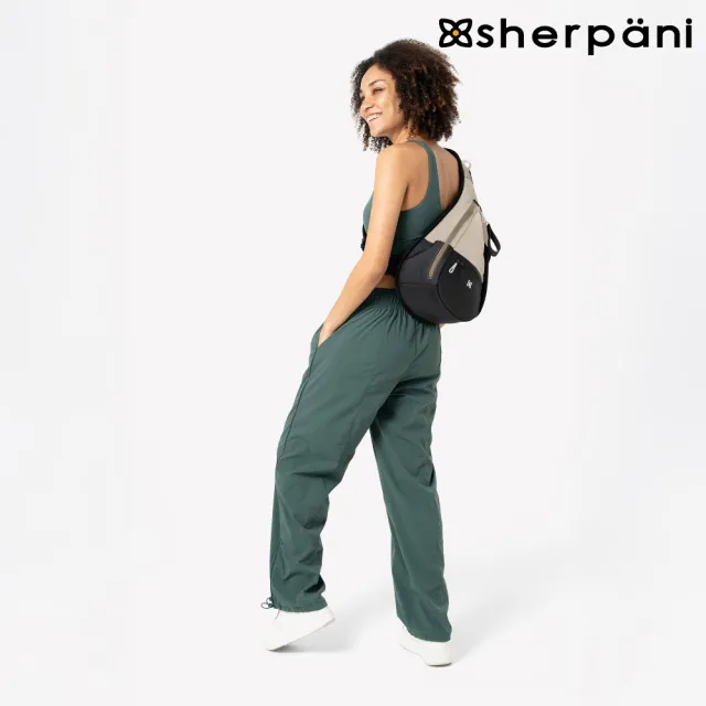 【Sherpani】雙11 RFID 防潑水多功能斜肩包 25II Esprit 10L｜卡其/Con Leche(RFID 屏蔽 拉鍊固 