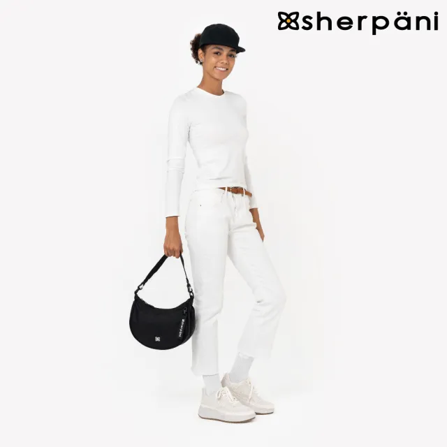 【Sherpani】雙11 RFID 防潑水多功能斜背包 25II Mina 5L｜黑色/Raven(RFID 屏蔽 拉鍊固定鎖 撥 