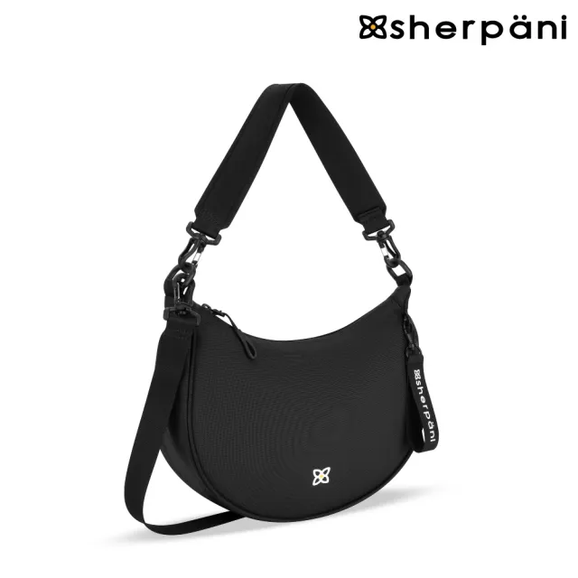 【Sherpani】雙11 RFID 防潑水多功能斜背包 25II Mina 5L|黑色/Raven(RFID 屏蔽 拉鍊固定鎖 撥