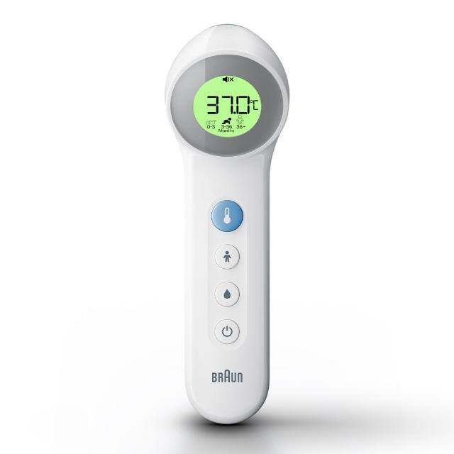 【BRAUN 百靈】免接觸及接觸額溫槍 BNT400AP(兒科醫師首選品牌) (家用必備 發燒監測 疫情備品)