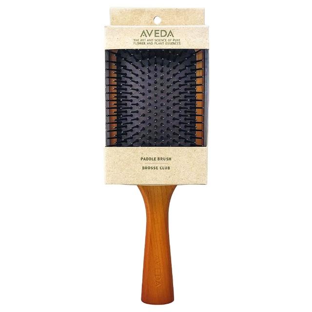 【AVEDA】木質氣墊按摩髮梳-大款 國際航空版