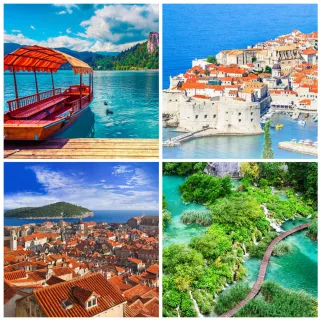 【喜鴻假期】【樂遊秘境克斯１０日】手搖船、絕美十六湖、城堡纜車、鐘乳石洞小火車、戴克里先宮