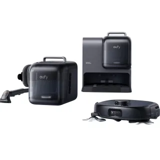 【eufy】E28 自清潔掃拖一體全能機器人-搭載織物清潔機(活水洗地/零纏繞伸縮滾刷/20000PA吸力)