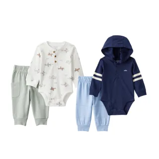 【Carter’s】精選嬰童2件組套裝（包屁衣/褲）- 多款任選(原廠公司貨 童裝 嬰童 包屁衣/褲)