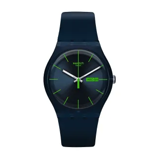 【SWATCH】BLUE REBEL 經典手錶/男錶/女錶/瑞士製造 SO29N704(41mm)