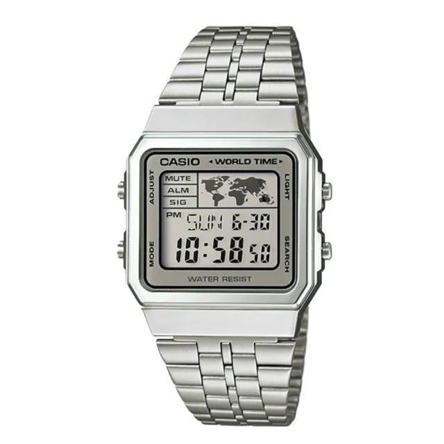 【CASIO 卡西歐】方形數位電子錶(A500WA-7D)
