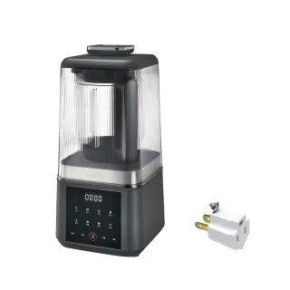 【KINYO】靜音冷熱調理破壁機(贈 3插轉2插轉接頭)