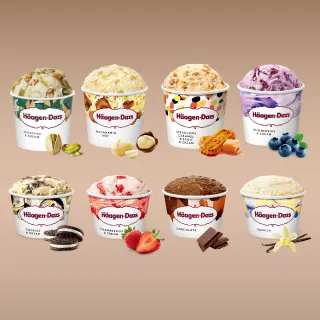 【哈根達斯_官方直營】獨家迷你杯24入組(熱賣口味 開心果派對)